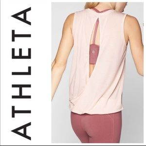 Athleta open back top